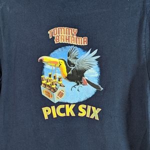 Tommy Bahama Six Pack Beer Toucan T-Shirt L Unisex